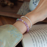 Zuihuayin | Natural Pink Kunzite Bracelet – Love & Emotional Heali